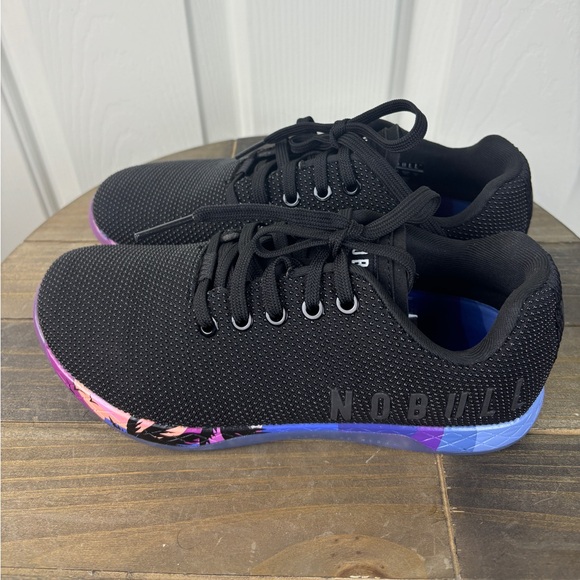 Black/sunset Nobull shoes, Size 7.5 new no box - Picture 2 of 7